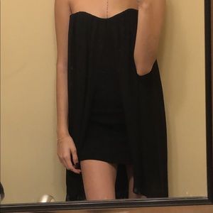 Guess By Marciano Black Strapless Mini Dress